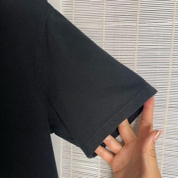 Robert Graham Polo Shirt Black Collar Short Sleeve Cotton Blend Patterned Size S - Picture 3 of 7